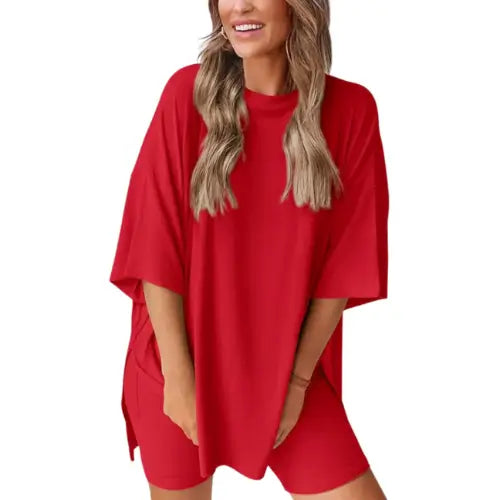 Conjunto de Verano Para Las futuras Mamás- La Comodidad en Dos Piezas
