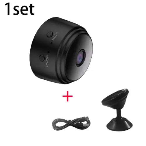 Minicámara de Seguridad WiFi 360° con Visión Nocturna – Protege tu Hogar desde tu Celular