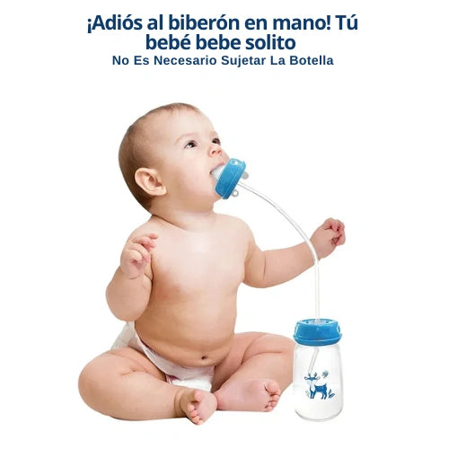 Biberón Manos Libres Anticólicos – Comodidad Segura para tu Bebé