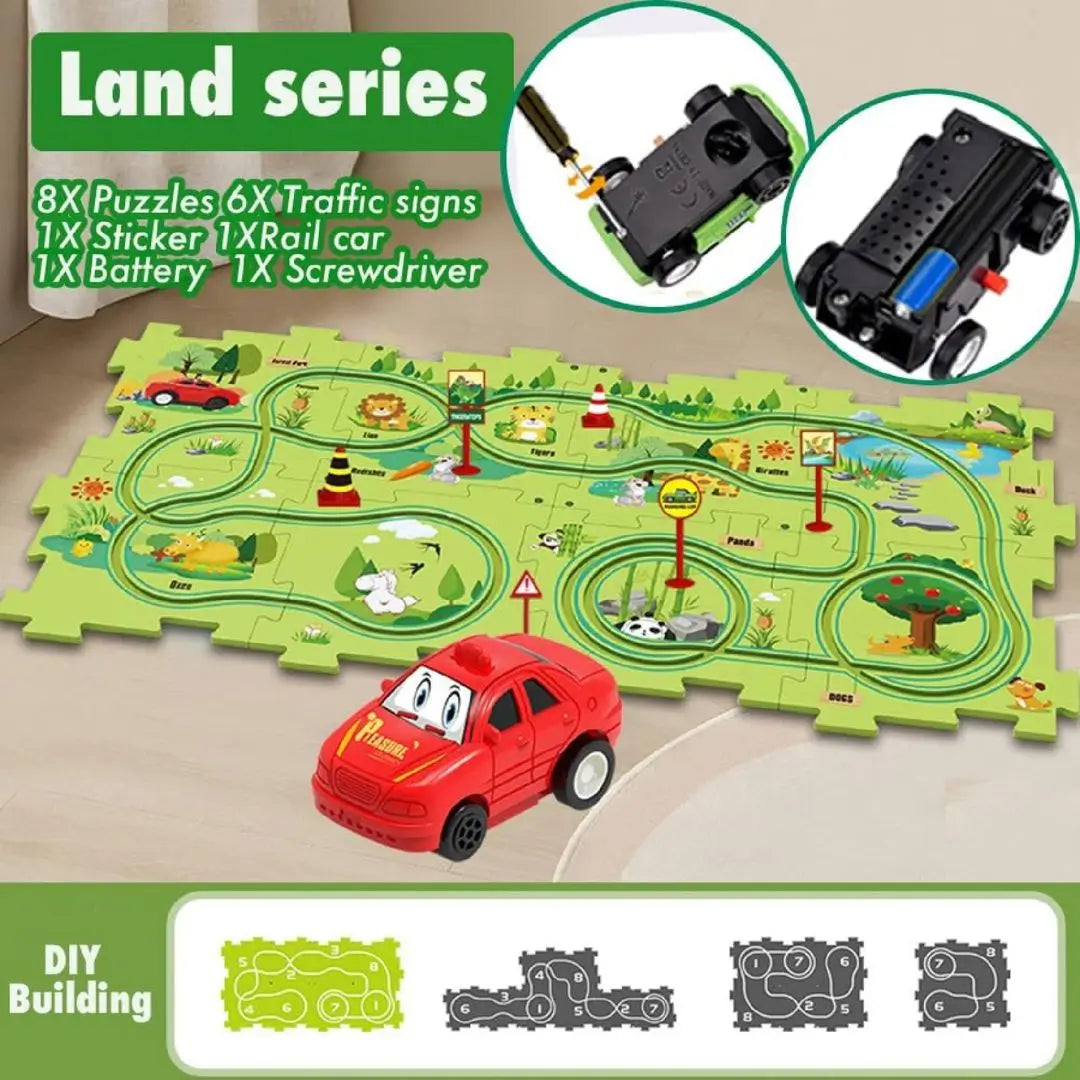 PISTA DE ROMPECABEZAS CARRITO TURBO TRACKS