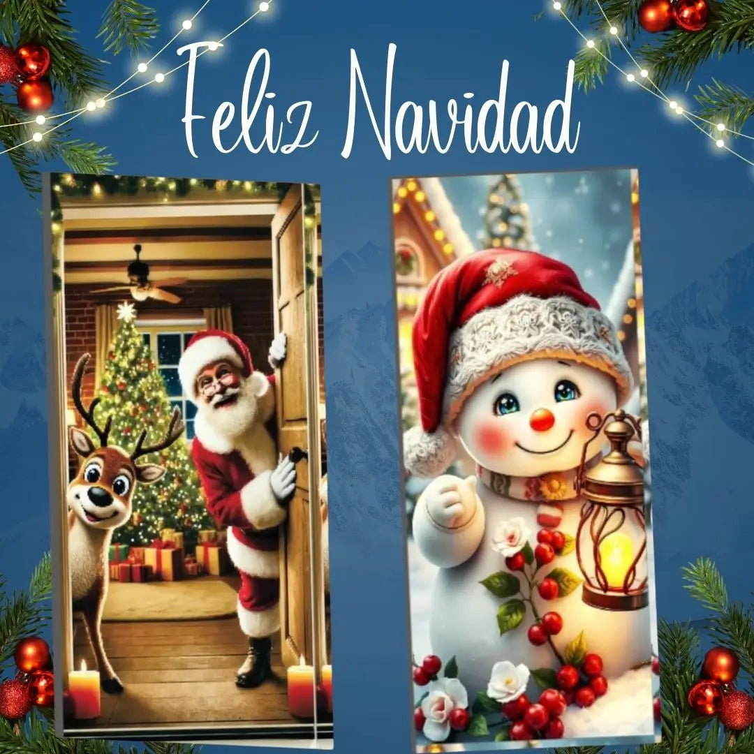 FUNDAS NAVIDEÑAS PARA PUERTAS 119900 X 2 UDS