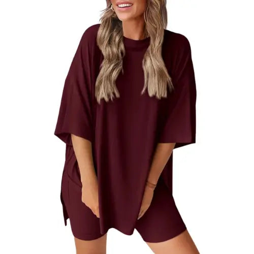 Conjunto de Verano Para Las futuras Mamás- La Comodidad en Dos Piezas