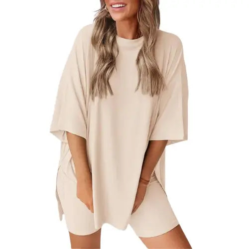 Conjunto de Verano Para Las futuras Mamás- La Comodidad en Dos Piezas