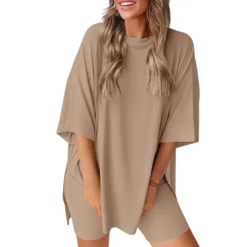 Conjunto de Verano Para Las futuras Mamás- La Comodidad en Dos Piezas