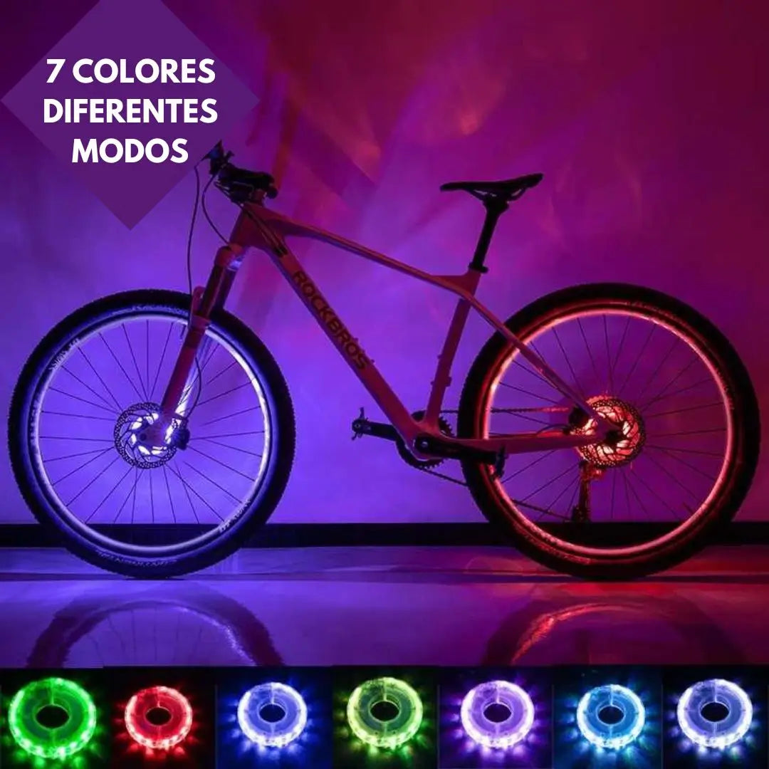 Luz LED inteligente para bicicletas