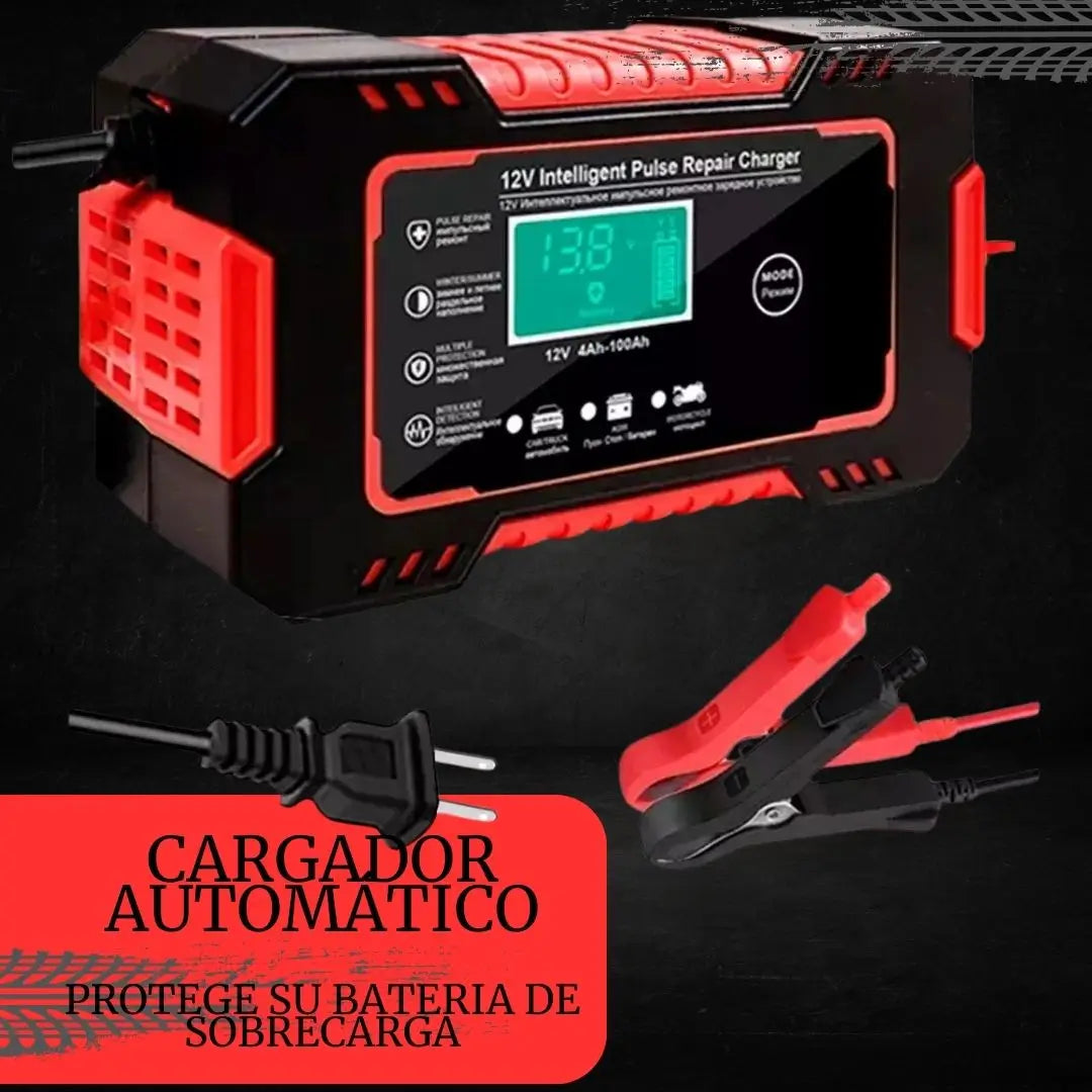Cargador Bateria Carro Moto TurboCharge 12 v