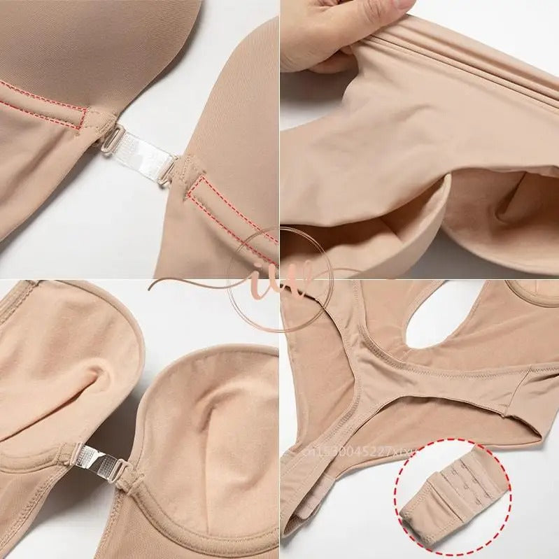 InviShaper- Sujetador moldeador de cuerpo con espalda descubierta, Body en U sin costuras 2x 132900