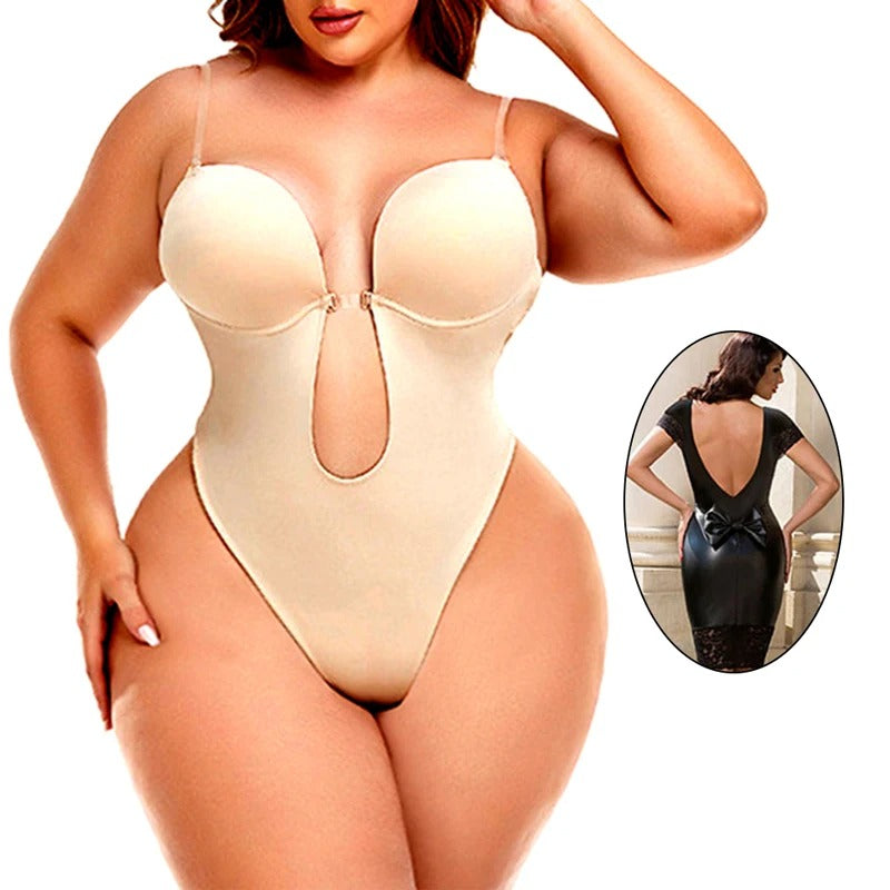 InviShaper- Sujetador moldeador de cuerpo con espalda descubierta, Body en U sin costuras 2x 132900
