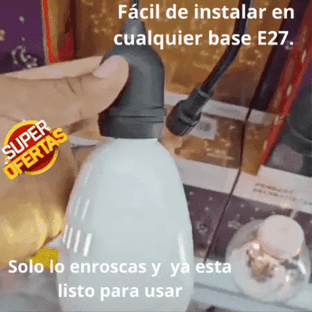 MAGICGLOW E27 Bombillo Proyector De Figuras Navideñas MEGAOFERTA 2 x $ 98900