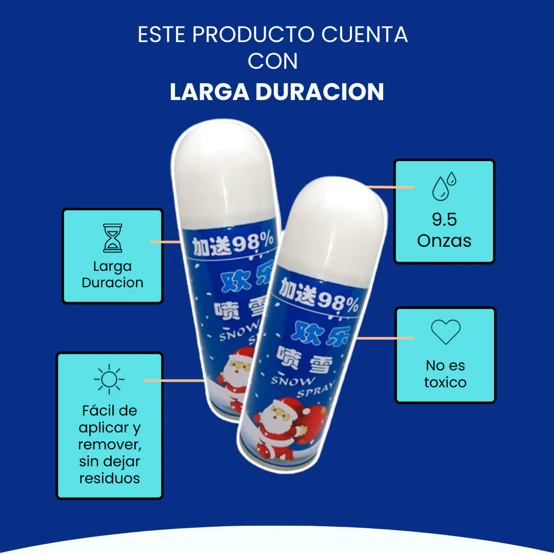 FANTASIA NEVADA NIEVE ARTIFICIAL SPRAY 4 UDS