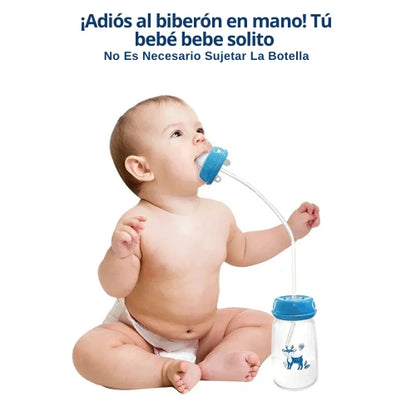 Biberón Manos Libres Anticólicos – Comodidad Segura para tu Bebé
