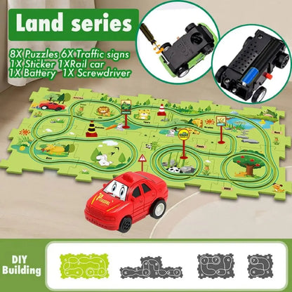 PISTA DE ROMPECABEZAS CARRITO TURBO TRACKS