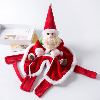 Traje Navideño Pet Glam. Combo Traje de Navidad - Zapatos.