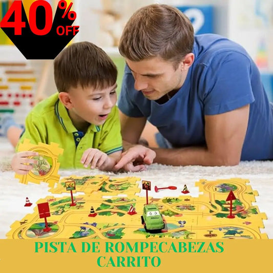 PISTA DE ROMPECABEZAS CARRITO TURBO TRACKS