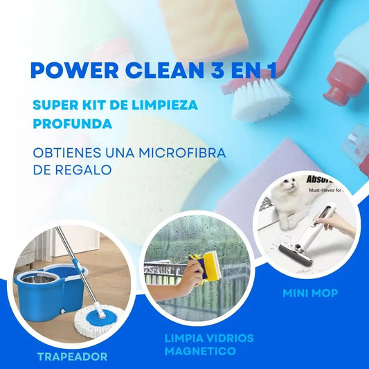 Power Clean 3 en 1