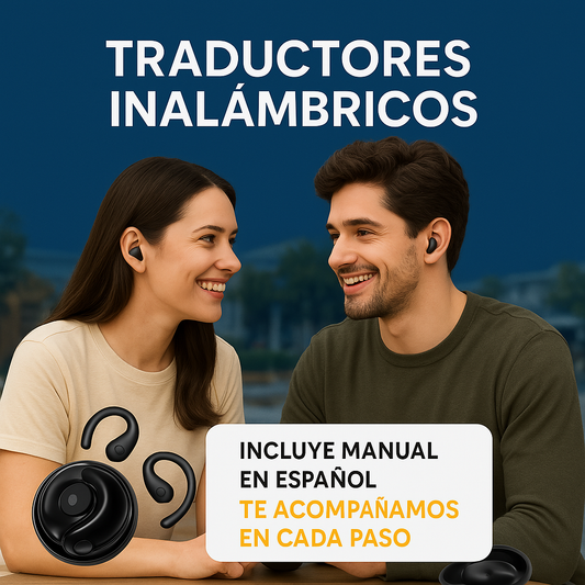 Auriculares Traductores Inalámbricos | Traducción en Tiempo Real vía Bluetooth