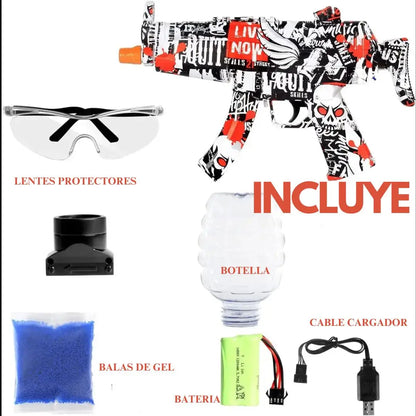 COMBO PISTOLA DE AGUA ELÉCTRICA RIFLE HIDROGEL