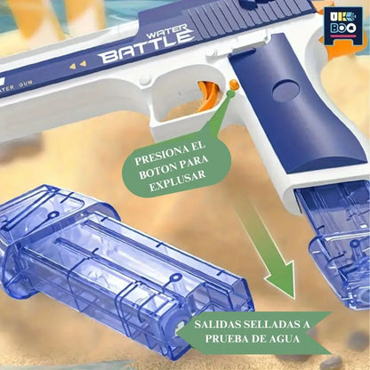 COMBO PISTOLA DE AGUA ELÉCTRICA RIFLE HIDROGEL
