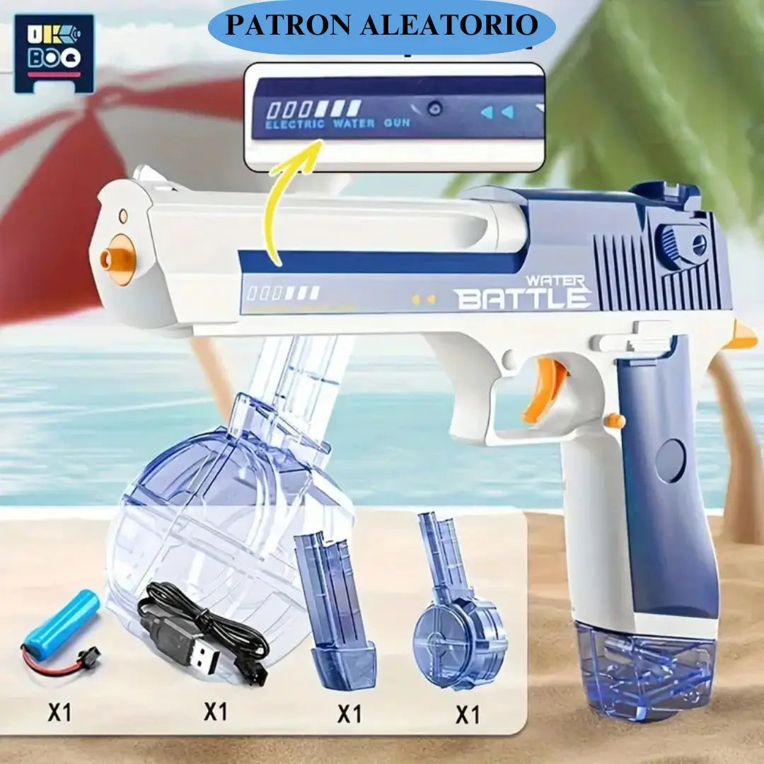 COMBO PISTOLA DE AGUA ELÉCTRICA RIFLE HIDROGEL