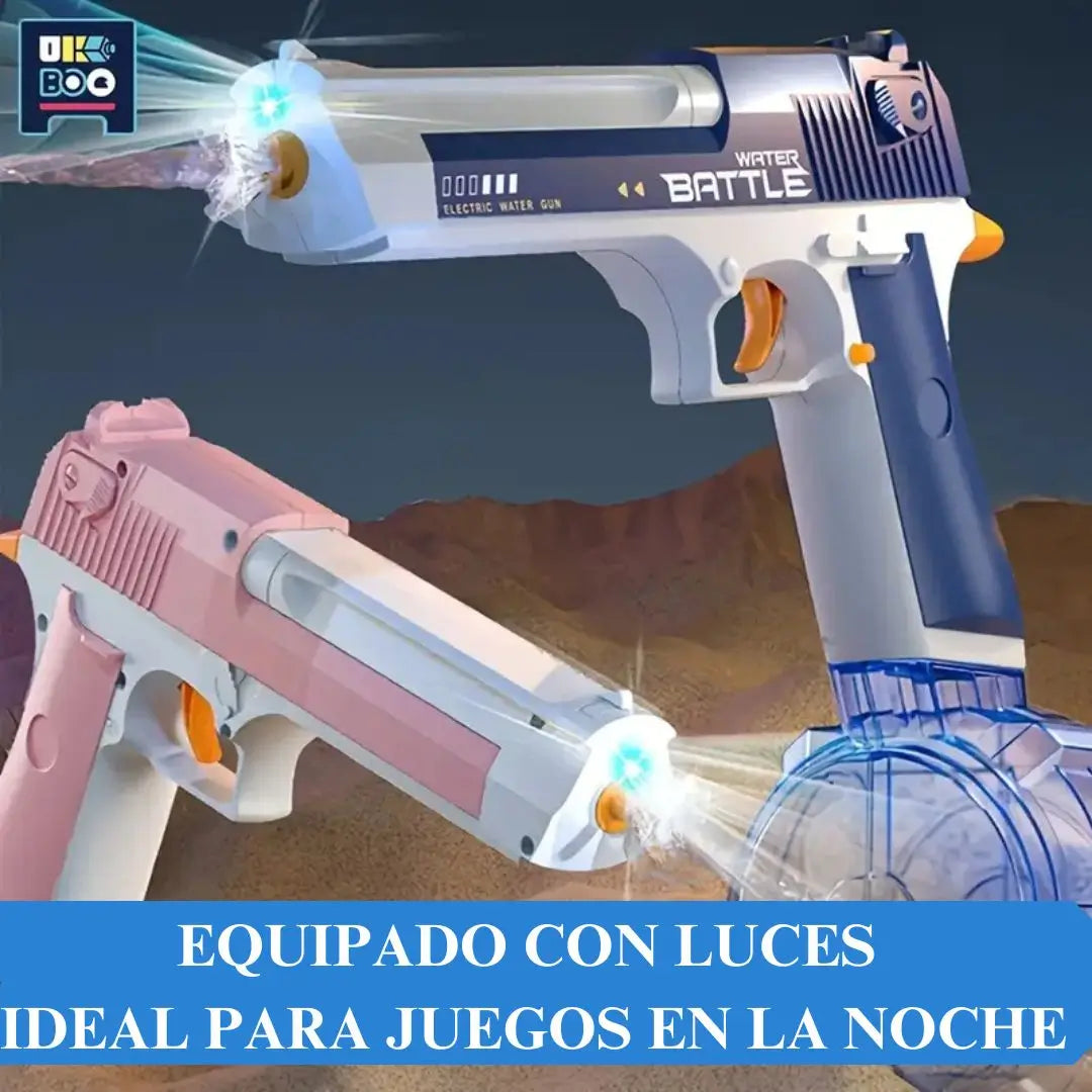 COMBO PISTOLA DE AGUA ELÉCTRICA RIFLE HIDROGEL