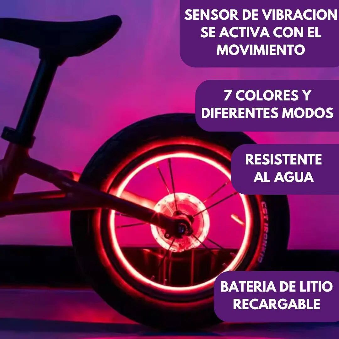 Luz LED inteligente para bicicletas