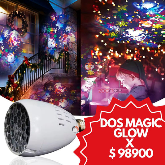 MAGICGLOW E27 Bombillo Proyector De Figuras Navideñas MEGAOFERTA 2 x $ 98900
