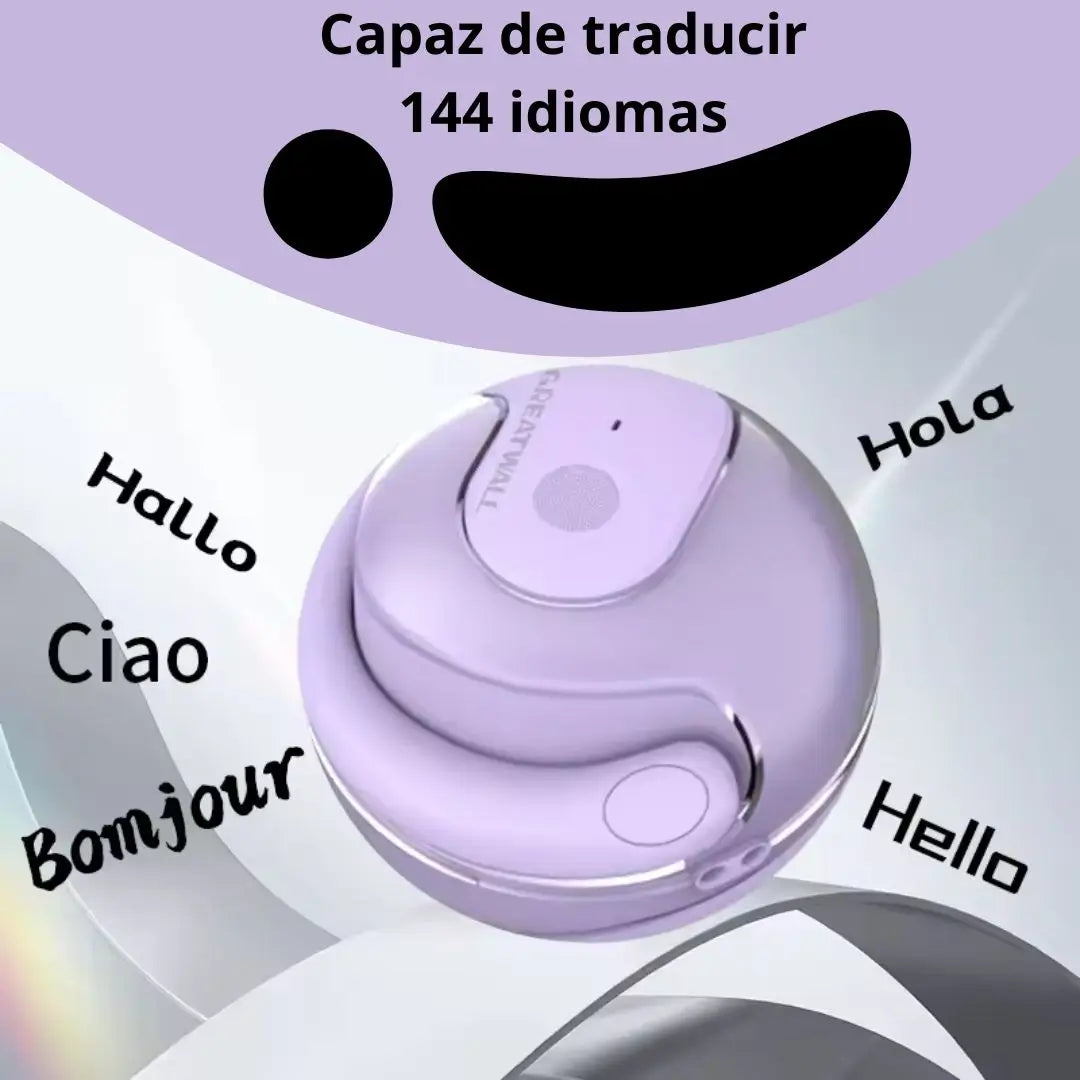 Auriculares Traductores Inalámbricos | Traducción en Tiempo Real vía Bluetooth