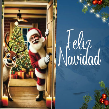 FUNDAS NAVIDEÑAS PARA PUERTAS 119900 X 2 UDS